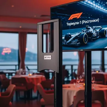 Аренда Стойка мобильная черная SMS Flatscreen FH MT600 в ресторане «Sanremo» — ART SPACE