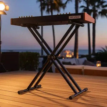 Аренда Стойки клавишные Hercules KS 240B EZ LOK Double X Keyboard Stand Ø 30 мм в пляжном клубе Del Mar — ART SPACE