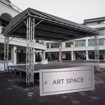 Аренда Сцена односкатная 4х3 металлик в санатории «Сочи» — ART SPACE