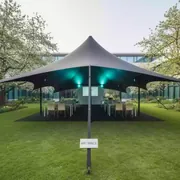 Аренда Тент Кайт 8х8 черный в Mövenpick Hotel — ART SPACE