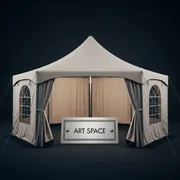Аренда Шатер ритуальный Премиум Бизон 4х6 в Radisson Hotel Rosa Khutor — ART SPACE