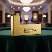Аренда Уголок 15 мм Wallet slim 2,5 мм Brass Fin золото в ресторане «Сыроварня» — ART SPACE