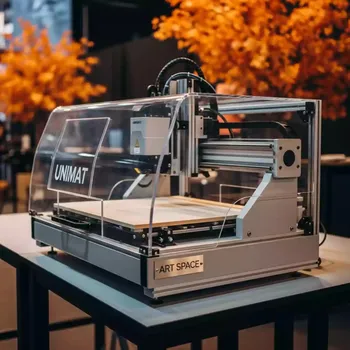 Аренда Конструктор модульных станков с ЧПУ UNIMAT CNC 5 в 1 с лазерным модулем корпусом и помпой в Omega Sirius — ART SPACE
