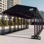 Аренда Шатер из ферм тоннельный 10х8 м черный в Cosmos Sochi Hotel — ART SPACE