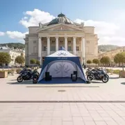 Аренда Шатер для мотоспорта и автоспорта усиленный 3х4,5 м в Зимнем театре — ART SPACE