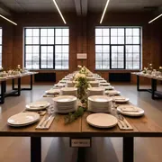 Аренда Тарелки Корелли белые в лофте «Студия 21» — ART SPACE