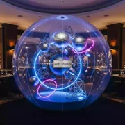 Аренда Фотозона космическая «Чудо шар» в ресторане «Brunello» — ART SPACE