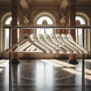 Аренда Комплект плечиков белых 10 штук в банкетном зале «Дельфин» — ART SPACE