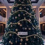Аренда Елка новогодняя с декором Maxi в Rodina Grand Hotel & SPA — ART SPACE