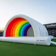 Аренда Сцена ракушка надувная Радуга в City Park Hotel Sochi — ART SPACE
