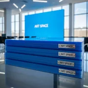 Аренда Обложки для переплета пластиковые прозрачные без текстуры A4 18 мм синий в ледовом дворце «Большой» — ART SPACE