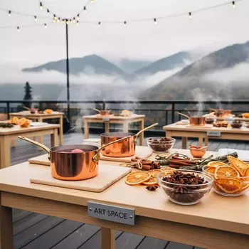 Аренда Мастер класс по купажу глинтвейна в Golden Tulip Rosa Khutor — ART SPACE