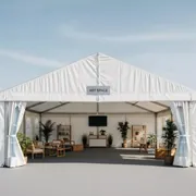 Аренда Шатер классический 10х35 м в ледовой арене «Шайба» — ART SPACE