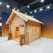 Аренда Фотозона изба Деда Мороза в Delta Sirius — ART SPACE