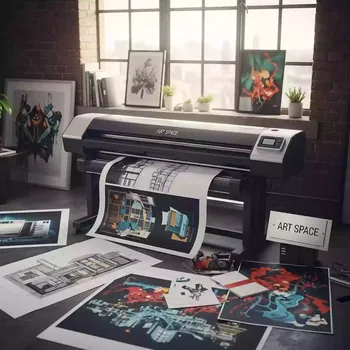 Аренда Струйный плоттер HP DesignJet T1700dr 44 in в Boutique Hotel PORTUM 1905 — ART SPACE