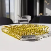 Аренда Пружины металлические для переплёта формат А4 34 петли шаг 3 1 диаметр 7,9 мм желтые в Novotel Resort — ART SPACE