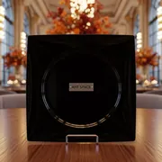 Аренда Тарелка квадратная чёрная Arcoroc 26 см в зале «Чайка» (Морпорт) — ART SPACE