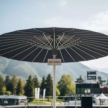 Аренда Зонт дизайнерский Tahiti диаметр 3 м в Гранд Отель Поляна — ART SPACE