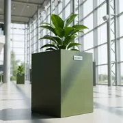 Аренда Кашпо для цветов Prosperplast Urbi Square 266 11 л оливковый на Сочи Автодроме — ART SPACE