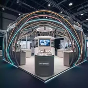 Аренда Дизайн проект торгового островка гнездо в Alpha Sirius — ART SPACE