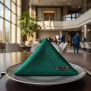 Аренда Салфетка зеленая жаккардовая 45х45 см в отеле Hyatt Regency Sochi — ART SPACE