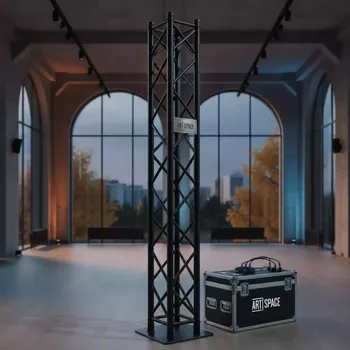 Аренда Ферма Prolyte черная 290х290х1500 в санатории «Заполярье» — ART SPACE