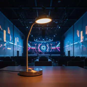 Аренда Лампа настольная LED Голден в Керлинговом центре «Ледяной куб» — ART SPACE