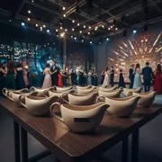 Аренда Соусник Porland бежевый в Сириус Арене — ART SPACE