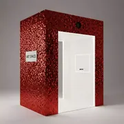 Аренда Фотозоны красной из пайеток в Imeretinskiy Hotel — ART SPACE