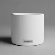Аренда Кашпо Simple белое 19 см в санатории «Октябрьский» — ART SPACE