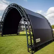 Аренда Шатер арочный из ферм 6х4 черный в Karat Resort — ART SPACE