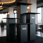 Аренда Фуршетная система Zieher Skyline Black комплект в ресторане «Паруса» — ART SPACE