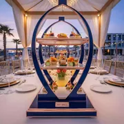 Аренда Этажерка трехъярусная для подачи 38х38 см в Bridge Resort — ART SPACE