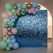 Аренда Фотозона с пайетками и воздушными шарами в пляжном клубе Del Mar — ART SPACE