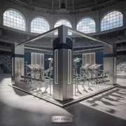 Аренда Стенд лабораторный навесное оборудование трактора на арене «Фишт» — ART SPACE