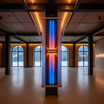 Аренда Баннер Vikuflex ламинированный транслюцентный Backlit 510 гр 50x1,6 м глянцевый 500Dx500D 18x12 в Green Flow Hotel — ART SPACE