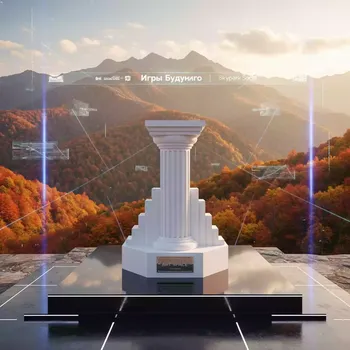 Аренда Колонна декоративная белая матовая малая в Skypark Sochi — ART SPACE