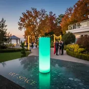Колонны круглые светящиеся LED RGBW подсветка. Подходит для УЛИЦЫ и помещения