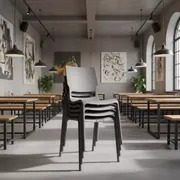 Аренда Стул пластиковый Air серый в ресторане «Плакучая Ива» — ART SPACE