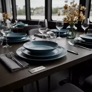 Аренда Набор обеденных тарелок Filet Bleu на теплоходе «Дагомыс» — ART SPACE