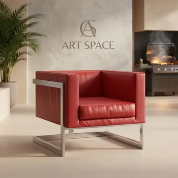 Аренда красного кресла в Сочи — прокат мебели в ART SPACE