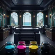 Аренда Комплект картриджей ColorWave 650 Cyan Magenta Yellow Black в Radisson Collection Paradise — ART SPACE
