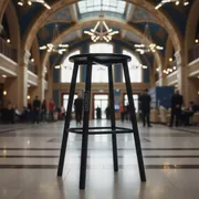 Аренда Стул барный черный Las Vegas в отеле «Богатырь» — ART SPACE