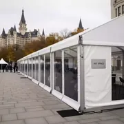 Аренда Тент Кайт 4х24 со стенками в отеле «Богатырь» — ART SPACE