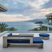 Аренда Комплект металлической лаунж мебели Millor в Grand Karat Sochi — ART SPACE
