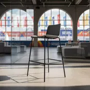 Аренда Стул пластиковый барный Lisa Technopolymer Go Green в Red Arena — ART SPACE