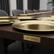 Аренда Тарелка Grass золото в комплексе Sea Galaxy — ART SPACE