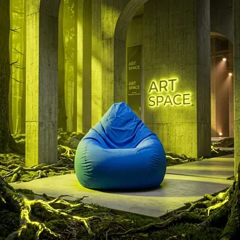 Аренда синего кресла-мешка в Сочи | ART SPACE