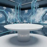 Аренда Блюдо фуршетное на ножке Steelite 37х37х23 см в Bridge Resort — ART SPACE