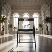 Аренда Стул складной Джеф чёрный в комплексе Sea Galaxy — ART SPACE